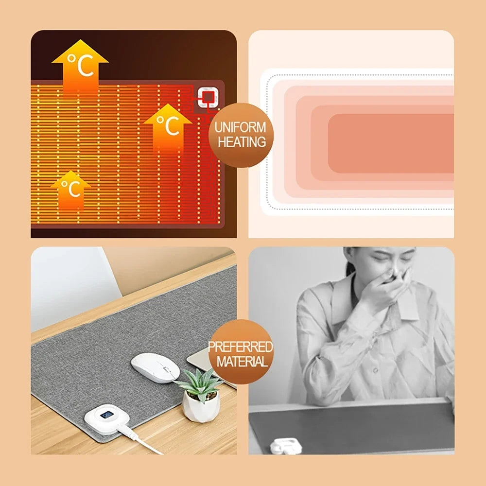 Stay cozy while you work! 🖱️✨ Check out our adjustable heating mouse pad—perfect for chilly winter days! 🔥💻 #WinterEssentials #CozyWorkSpace